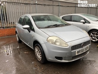 Location: Hayes - 2008 FIAT GRANDE PUNTO DYNAMIC 5 Door Hatchback REG: WR58XOP, Keys: No, MOT Expiry date: 03/01/2025, 1368 Petrol, 5 Speed Manual Petrol, Former Keepers: 4