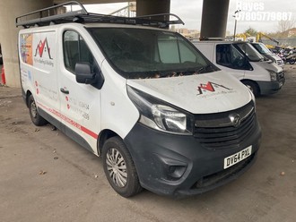 Location: Hayes - 2014 VAUXHALL VIVARO 2700 CDTI Panel Van REG: DV64PXL, Keys: No, MOT Expiry date: 04/09/2025, 1598 Diesel, 6 Speed Manual Diesel, Former Keepers: 8