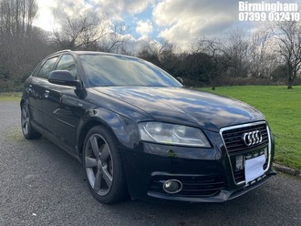 Location: Birmingham - 2011 AUDI A3 S LINE TDI 5 DOOR HATCHBACK REG: CE61DZU, 1968CC DIESEL, 6 SPEED MANUAL DIESEL, Former Keepers: 7, Keys: Yes, MOT Expiry date: 02/04/2026