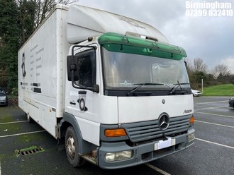 Location: Birmingham - 2001 MERCEDES ATEGO BOX VAN REG: RK51MUV, 4250CC DIESEL, NA DIESEL, Former Keepers: 4, Keys: Yes, MOT Expiry date: