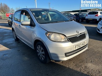 Location: Belvedere - 2014 SKODA CITIGO SE 12V 5 DOOR HATCHBACK REG: FT63HGD, 999cc PETROL, 5 SPEED MANUAL PETROL, Former Keepers: 2, Keys: Yes, MOT Expiry date: 30.01.2026