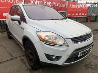 Location: Belvedere - 2011 FORD KUGA TITANIUM TDCI 163 Estate REG: YB60ENP, Keys: No, MOT Expiry date: 24.09.2025, 1997 Diesel, 6 Speed Manual Diesel, Former Keepers: 6