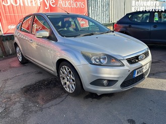 Location: Belvedere - 2010 FORD FOCUS ZETEC 100 5 Door Hatchback REG: WN10VOJ, Keys: No, MOT Expiry date: 30/09/2025, 1596 Petrol, 5 Speed Manual Petrol, Former Keepers: 5