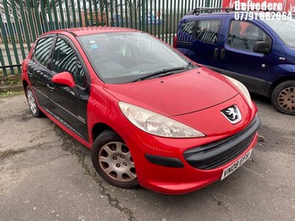 Location: Belvedere - 2008 PEUGEOT 207 URBAN 5 Door Hatchback REG: VN08EFH, Keys: No, MOT Expiry date: 08/10/2026, 1360 Petrol, 5 Speed Manual Petrol, Former Keepers: 4