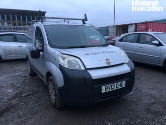 Location: Edinburgh - 2013 FIAT FIORINO 16V MULTIJET Panel Van REG: BV13CHC, Keys: No, MOT Expiry date: 23/03/2026, 1248 Diesel, 5 Speed Manual Diesel, Former Keepers: 3