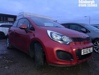 Location: Edinburgh - 2012 KIA RIO 1 AIR 3 Door Hatchback REG: SG62NLJ, Keys: No, MOT Expiry date: 24/10/2025, 1248 Petrol, 5 Speed Manual Petrol, Former Keepers: 2