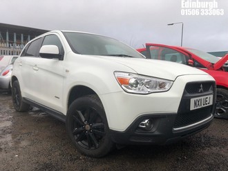 Location: Edinburgh - 2011 MITSUBISHI ASX 3 CLEAR TEC 5 Door Hatchback REG: NX11UEJ, Keys: No, MOT Expiry date: 26/11/2025, 1590 Petrol, 5 Speed Manual Petrol, Former Keepers: 5
