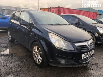 Location: Edinburgh - 2010 VAUXHALL CORSA SXI 5 Door Hatchback REG: DN60ZHL, Keys: No, MOT Expiry date: 19/12/2025, 1229 Petrol, 5 Speed Manual Petrol, Former Keepers: 5