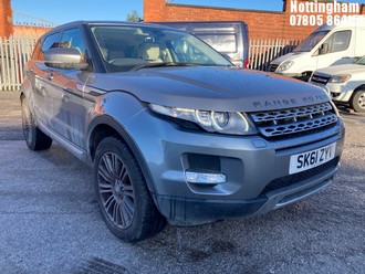 Location: Nottingham - 2011 LAND ROVER RANGE ROVER EVOQUE PRESTI ESTATE REG: SK61ZYV, 2179cc DIESEL, 6 SPEED AUTO DIESEL, Former Keepers: 2, Keys: Yes, MOT Expiry date: 09/09/2026