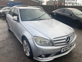 Location: Nottingham - 2007 MERCEDES C220 SPORT CDI A 4 Door Saloon REG: KV57NMA, Keys: No, MOT Expiry date: 10/11/2025, 2148 Diesel, 5 Speed Auto Diesel, Former Keepers: 11