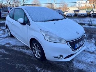 Location: Mitcham - 2013 PEUGEOT 208 ACTIVE 3 Door Hatchback REG: LT63WEW, Keys: No, MOT Expiry date: 08/10/2024, 1199 Petrol, 5 Speed Manual Petrol, Former Keepers: 5