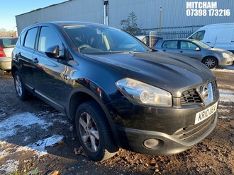 Location: Mitcham - 2010 NISSAN QASHQAI VISIA 5 Door Hatchback REG: KR10UEA, Keys: No, MOT Expiry date: 25/07/2026, 1598 Petrol, 5 Speed Manual Petrol, Former Keepers: 11