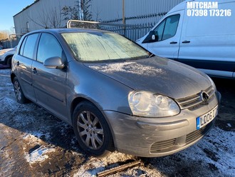 Location: Mitcham - 2006 VOLKSWAGEN GOLF SE AUTO 5 Door Hatchback REG: LD06DTY, Keys: No, MOT Expiry date: 13/04/2026, 1598 Petrol, 6 Speed Auto Petrol, Former Keepers: 9