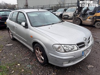 Location: Mitcham - 2002 NISSAN ALMERA HURRICANE 5 Door Hatchback REG: EY52HDD, Keys: No, MOT Expiry date: 30/04/2025, 1497 Petrol, 5 Speed Manual Petrol, Former Keepers: 3