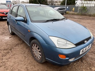 Location: Peterborough - 2001 FORD FOCUS ZETEC 5 Door Hatchback REG: KL51JFF, Keys: No, MOT Expiry date: 07/11/2025, 1596 Petrol, 5 Speed Manual Petrol, Former Keepers: 5
