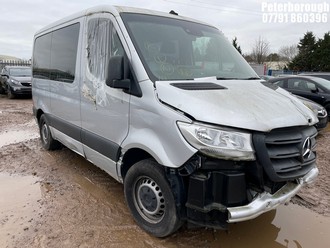 Location: Peterborough - 2020 MERCEDES-BENZ SPRINTER 316CDI BLUEEFFIC MPV REG: WN70YFK, Keys: No, MOT Expiry date: 25/11/2023, 2143 Diesel, 6 Speed Manual Diesel, Former Keepers: 2