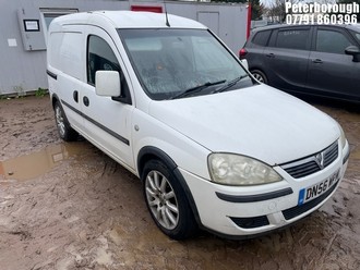 Location: Peterborough - 2007 VAUXHALL COMBO 2000 CDTI 16V Car Derived Van REG: DN56WPM, Keys: No, MOT Expiry date: 18/11/2025, 1686 Diesel, 5 Speed Manual Diesel, Former Keepers: 9