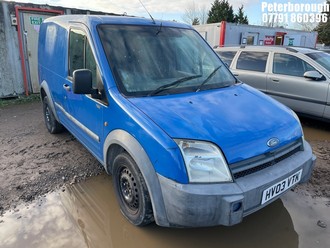 Location: Peterborough - 2003 FORD TRANSIT CONNECT T200 TDDI Panel Van REG: HV03VTK, Keys: No, MOT Expiry date: 04/12/2026, 1753 Diesel, 5 Speed Manual Diesel, Former Keepers: 12