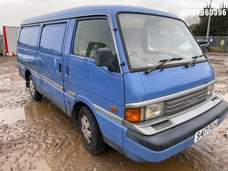 Location: Peterborough - 1999 MAZDA E2000 MWB Panel Van REG: S417FGH, Keys: No, MOT Expiry date: 11/11/2025, 1998 Petrol, 5 Speed Manual Petrol, Former Keepers: 5