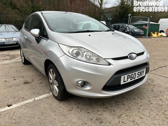 Location: Brentwood - 2011 FORD FIESTA ZETEC 3 Door Hatchback REG: LP60SNY, Keys: No, MOT Expiry date: 05/02/2026, 1242 Petrol, 5 Speed Manual Petrol, Former Keepers: 4