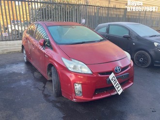 NOTE: ATF Registered Buyers ONLY - Location: Hayes - 2011 TOYOTA PRIUS T SPIRIT VVT-I CVT 5 Door Hatchback REG: GY11EXJ, Keys: No, Variable 1 Speed Auto Petrol/E, Former Keepers: 9