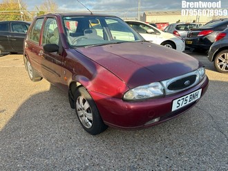 NOTE: ATF Registered Buyers ONLY - Location: Brentwood - 1998 FORD FIESTA GHIA 16V 5 Door Hatchback REG: S75BNH, Keys: No, 1242 Petrol, 5 Speed Manual Petrol, Former Keepers: 4