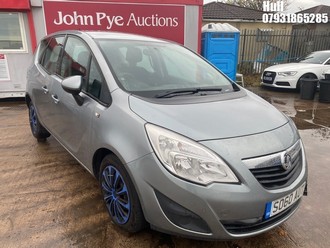 Location: Hull - 2011 VAUXHALL MERIVA EXCLUSIV CDTI AUTO MPV REG: SO60AUT, Keys: No, MOT Expiry date: 05/09/2025, 1686 Diesel, 6 Speed Auto Diesel, Former Keepers: 7