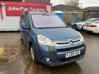 Location: Hull - 2009 CITROEN BERLINGO M-SPACE VT HDI 5 Door Hatchback REG: FJ59YGG, Keys: No, MOT Expiry date: 18/10/2025, 1560 Diesel, 5 Speed Manual Diesel, Former Keepers: 4