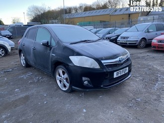 Location: Leeds - 2011 TOYOTA AURIS HYBRID T SPIRIT CVT 5 Door Hatchback REG: RF11FEP, Keys: No, MOT Expiry date: 25-07-2024, 1797 Hybrid Electric, Variable 1 Speed Auto Petrol/E, Former Keepers: 4