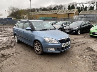 Location: Leeds - 2011 SKODA FABIA ELEGANCE TDI CR 105 Estate REG: YF60XPB, Keys: No, MOT Expiry date: 14-07-2025, 1598 Diesel, 5 Speed Manual Diesel, Former Keepers: 3
