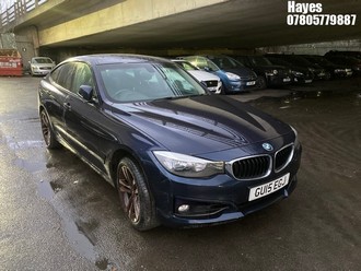 Location: Hayes - 2015 BMW 320I SPORT GT 5 Door Hatchback REG: GU15EGJ, Keys: No, MOT Expiry date: 08/05/2025, 1997 Petrol, 6 Speed Manual Petrol, Former Keepers: 3