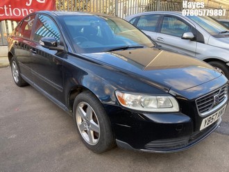 Location: Hayes - 2007 VOLVO S40 S D 4 Door Saloon REG: YB57XMX, Keys: No, MOT Expiry date: 16/11/2024, 1998 Diesel, 6 Speed Manual Diesel, Former Keepers: 5