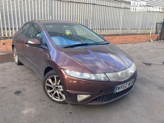 Location: Hayes - 2010 HONDA CIVIC SI I-CTDI 5 Door Hatchback REG: WR60WUK, Keys: No, MOT Expiry date: 28/02/2026, 2204 Diesel, 6 Speed Manual Diesel, Former Keepers: 6
