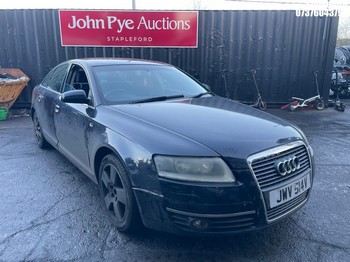 Location: Stapleford - 2006 AUDI A6 SE TDI 4 Door Saloon REG: JWV514V, Keys: Yes, MOT Expiry date: 07/04/2026, 1968 Diesel, 6 Speed Manual Diesel, Former Keepers: 10