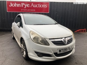 Location: Stapleford - 2009 VAUXHALL CORSA SXI 16V TWINPORT 3 Door Hatchback REG: MT09FAJ, Keys: Yes, MOT Expiry date: 18/11/2026, 1364 Petrol, 5 Speed Manual Petrol, Former Keepers: 5
