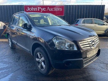 Location: Stapleford - 2009 NISSAN QASHQAI VISIA + 2 5 Door Hatchback REG: PF09TWV, Keys: Yes, MOT Expiry date: 23/03/2026, 1598 Petrol, 6 Speed Manual Petrol, Former Keepers: 10