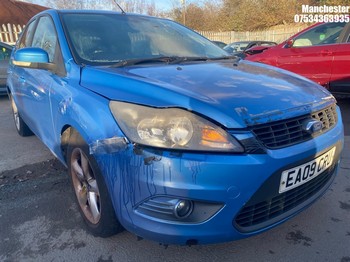 Location: Manchester - 2009 FORD FOCUS ZETEC 100 5 Door Hatchback REG: EA09CRU, 1596 Petrol, 5 Speed Manual Petrol, Former Keepers: 6, Keys: No, MOT Expiry date: 08/10/2025