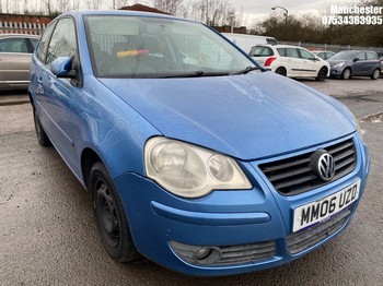Location: Manchester - 2006 VOLKSWAGEN POLO S 64 3 Door Hatchback REG: MM06UZD, 1198 Petrol, 5 Speed Manual Petrol, Former Keepers: 6, Keys: No, MOT Expiry date: 16/11/2025