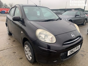Location: Belvedere - 2012 NISSAN MICRA 5 DOOR HATCHBACK REG: OW12PFA, 1198cc PETROL, AUTOMATIC, Former Keepers: 5, Keys: Yes, MOT Expiry date: 26.03.2026