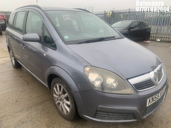 Location: Belvedere - 2005 VAUXHALL ZAFIRA CLUB MPV REG: KN55NTU, 1598cc PETROL, 5 SPEED MANUAL PETROL, Former Keepers: 3, Keys: Yes, MOT Expiry date: 22.11.2025