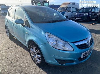Location: Belvedere - 2010 VAUXHALL CORSA EXCLUSIV AUTO 5 Door Hatchback REG: KU10HNG, Keys: No, MOT Expiry date: 25.07.2025, 1398 Petrol, 4 Speed Auto Petrol, Former Keepers: 13