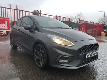 Location: Edinburgh - 2018 FORD FIESTA ST-3 TURBO 3 DOOR HATCHBACK REG: SF68ZZH, 1496cc PETROL, 6 SPEED MANUAL PETROL, Former Keepers: 1, Keys: Yes, MOT Expiry date: 10/12/2025