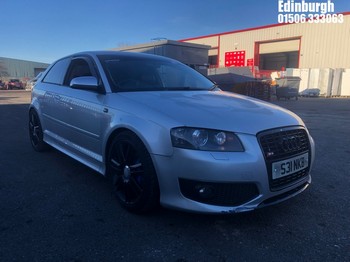 Location: Edinburgh - 2007 AUDI S3 TFSI QUATTRO 3 Door Hatchback REG: S31NKB, Keys: Yes, MOT Expiry date: 03/10/2025, 1984 Petrol, 6 Speed Manual Petrol, Former Keepers: 11