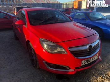 Location: Edinburgh - 2015 VAUXHALL INSIGNIA SRI VX-LINE CDTI 5 Door Hatchback REG: SM15VMT, Keys: No, MOT Expiry date: 13/04/2026, 1956 Diesel, 6 Speed Manual Diesel, Former Keepers: 5