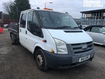 Location: Edinburgh - 2011 FORD TRANSIT 100 T350L D/C RWD Tipper REG: NA11OSN, Keys: No, MOT Expiry date: 07/04/2026, 2402 Diesel, 5 Speed Manual Diesel, Former Keepers: 5