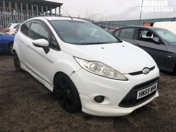 Location: Edinburgh - 2009 FORD FIESTA ZETEC S 90 TDCI 3 Door Hatchback REG: HN59WKW, Keys: No, MOT Expiry date: 11/12/2025, 1560 Diesel, 5 Speed Manual Diesel, Former Keepers: 4