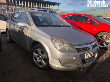 Location: Edinburgh - 2007 VAUXHALL ASTRA ENERGY 5 Door Hatchback REG: KT56EMF, Keys: No, MOT Expiry date: 21/06/2024, 1364 Petrol, 5 Speed Manual Petrol, Former Keepers: 6
