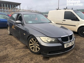 Location: Edinburgh - 2007 BMW 318I SE 4 Door Saloon REG: SB57ZKG, Keys: No, MOT Expiry date: 26/09/2025, 1995 Petrol, 6 Speed Manual Petrol, Former Keepers: 3