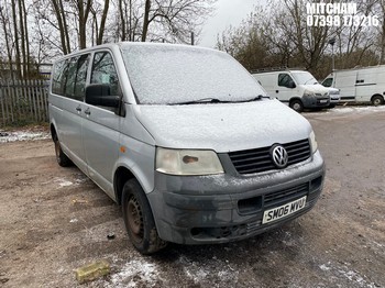 NOTE: ATF Registered Buyers ONLY - Location: Mitcham - 2006 VOLKSWAGEN T-SPORTER T30 104 TDI LWB Minibus REG: SM06MVU, Keys: No, 1896 Diesel, 5 Speed Manual Diesel, Former Keepers: 5
