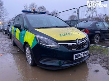 Location: Mitcham - 2017 VAUXHALL ZAFIRA TOURER DESIGN TURB MPV REG: WU67MXM, Keys: No, MOT Expiry date: 07/04/2026, 1364 Petrol, 6 Speed Auto Petrol, Former Keepers: 2